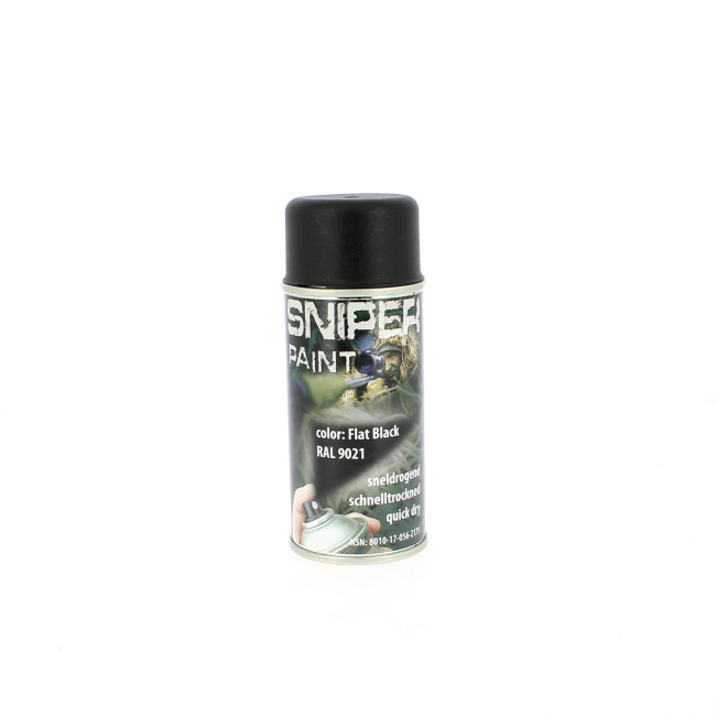 Bombe de peinture militaire Noire 150 ml - Fosco Industries