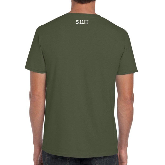 T-Shirt Flag Shield France Grün - 5.11 Tactical