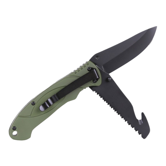 Nóż Bushcraft zielony - Fosco Industries