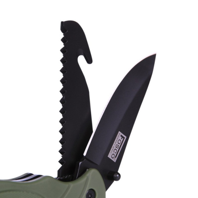 Bushcraft-Messer in grüner Farbe - Fosco Industries
