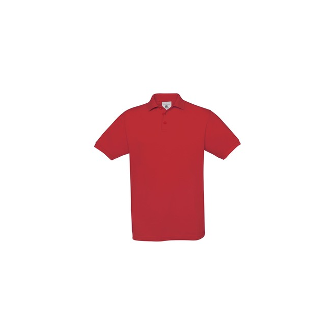 Polo-Shirt Kurzarm Rot - B&C