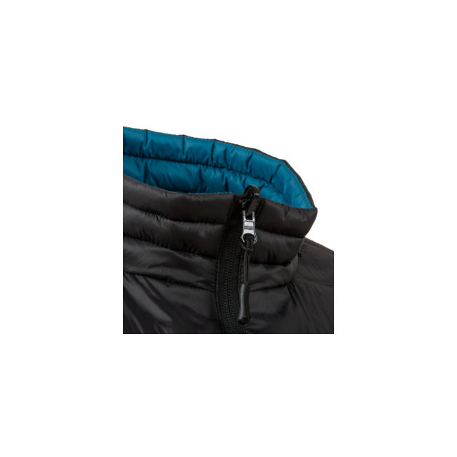 Reversible Kragen-Weste - Schwarz und Petrolblau - Highlander