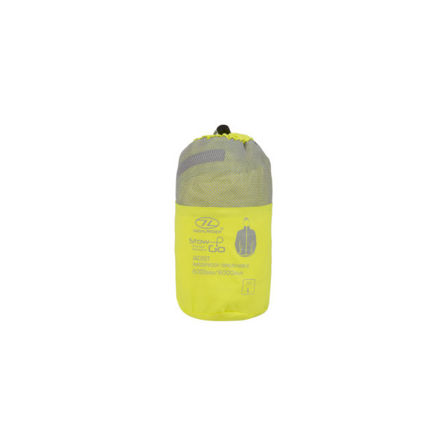Veste Stow & Go Waterproof Unisex - Yellow - Highlander 