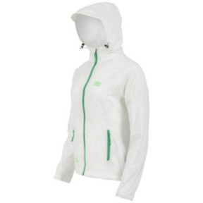 Kurtka Stow & Go Waterproof Damska - Biała/Zielona - Highlander