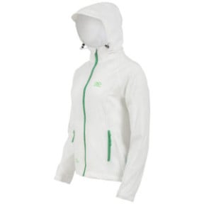 Veste Stow & Go Waterproof Femme - Blanc/Vert - Highlander