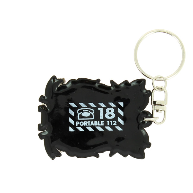 Porte Clés Souple Sapeurs Pompiers SP  Blason - Patrol Équipements