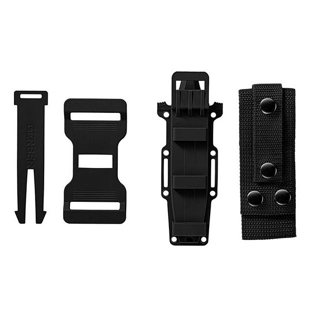 Couteau Strongarm bord mi-dentelé - Noir - Gerber 