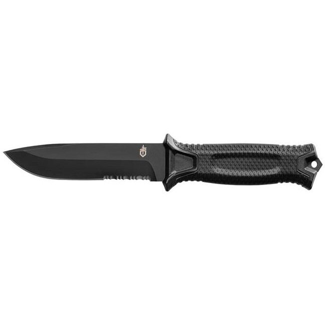 Gerber Strongarm Messer halbgezahnt - Schwarz