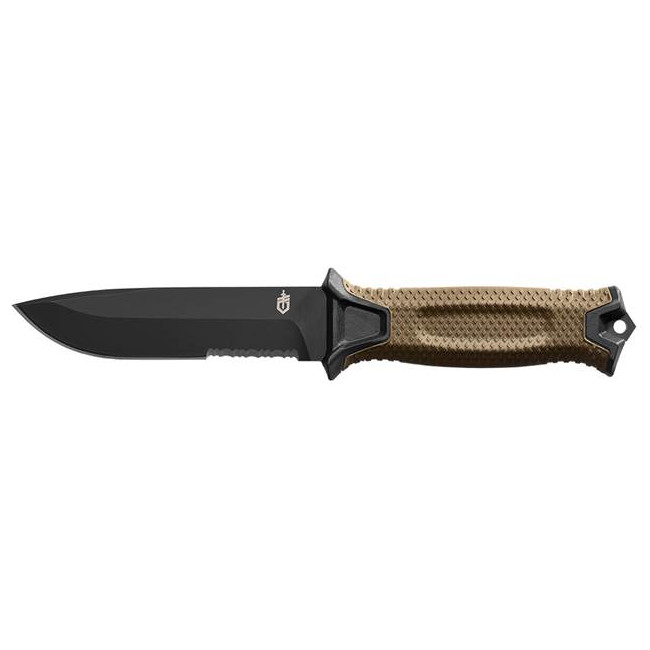 Mes Strongarm halfgekartelde rand - Coyote - Gerber