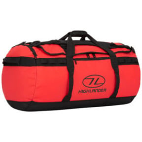 Sac de voyage imperméable STORM KITBAG 90L - Rouge - Highlander