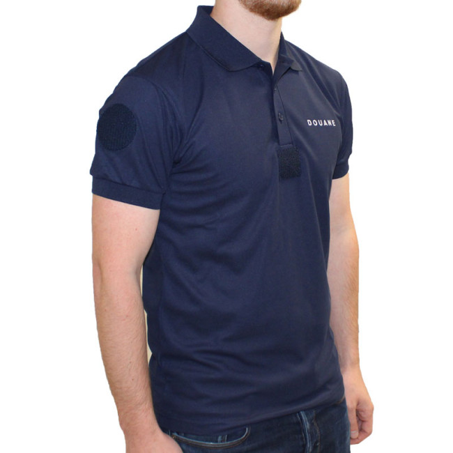Douane Polo Cooldry in piqué tricot Blauw - Patrol