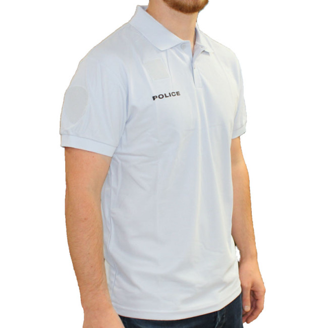 Polo Police Cooldry en maille piquée Gris - Patrol