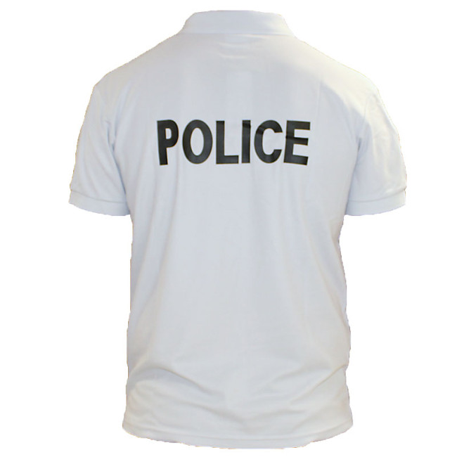 Polo Police Cooldry en maille piquée Gris - Patrol