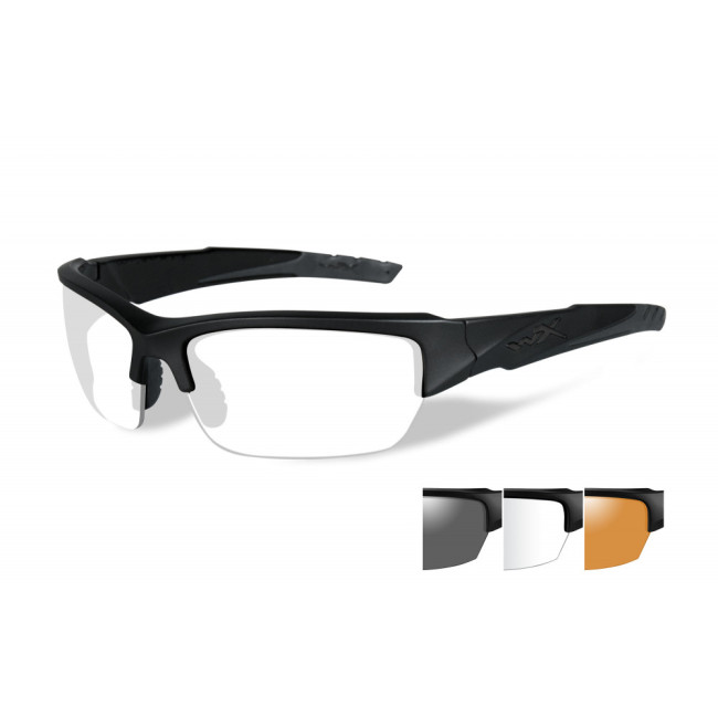 Ballistische Schutzbrille Valor mit getönten/klaren/orangefarbenen Gläsern - Wiley X