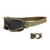 Ballistisch beschermingsmasker Spear (kit 2 glazen Grijs/Helder) - Tan - Wiley X