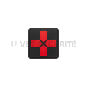 Red Cross Rubber Patch 40mm - Blackmedic - JTG