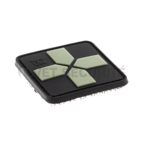 Red Cross Rubber Patch 40mm - Glow in the dark - JTG