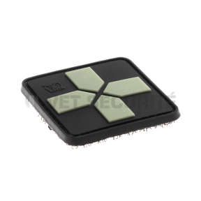 Red Cross Rubber Patch 40mm - Glow in the dark - JTG