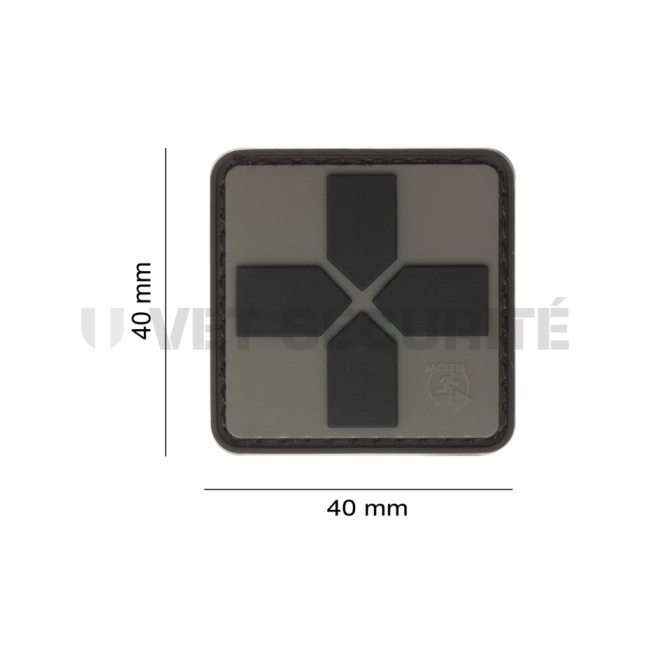 Red Cross Rubber Patch 40mm - Ranger Green - JTG