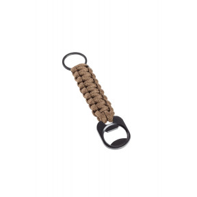 Porte-clés en paracorde tan avec décapsuleur - A10 Equipment