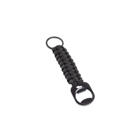 Brelok z czarnej liny paracord z otwieraczem - A10 Equipment