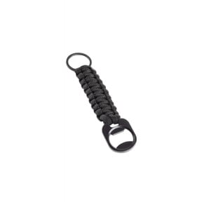 Brelok z czarnej liny paracord z otwieraczem - A10 Equipment