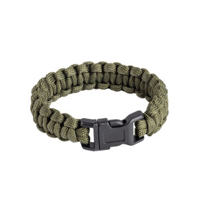 Bracelet de survie paracorde vert od - A10 Equipment