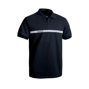 Sécu-One Sicherheitspoloshirt mit grauem Streifen - A10 Equipment