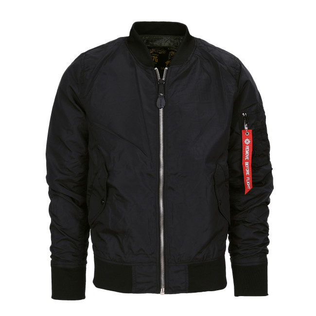 Sommerjacke MA1 Bomber Schwarz - Fostex Garments