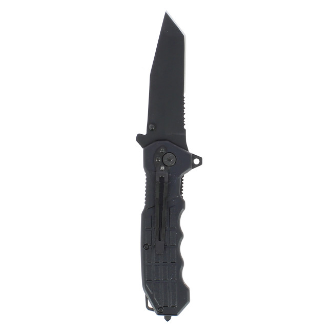 Klappmesser Tanto Tactical Schwarz - Kombat Tactical