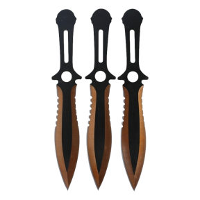 Kit de 3 couteaux de lancer - Kombat Tactical