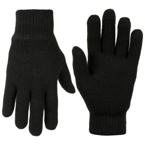Gants en laines Drayton noirs - Highlander