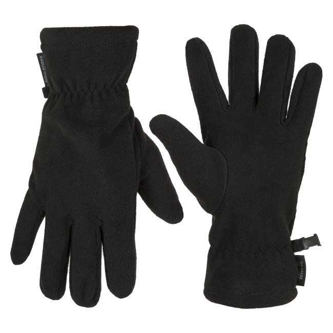 Schwarze Fleece Handschuhe - Highlander