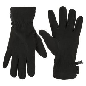 Gants polaire Fleece noirs - Highlander