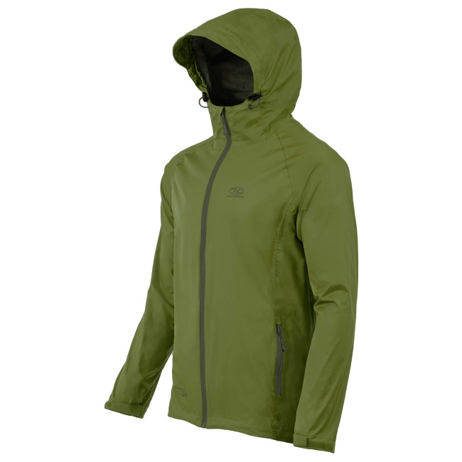 Veste imperméable Stow & Go verte - Highlander 