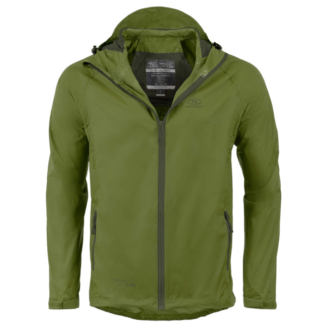 Waterdichte Stow & Go jas groen - Highlander