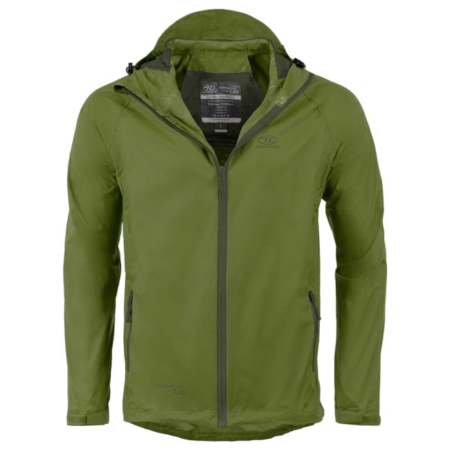 Grüne wasserdichte Jacke Stow & Go - Highlander