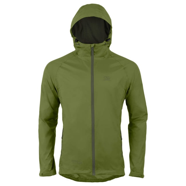 Grüne wasserdichte Stow & Go Jacke - Highlander
