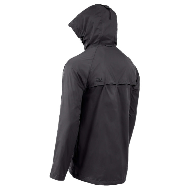Wasserdichte Jacke Stow & Go schwarz - Highlander