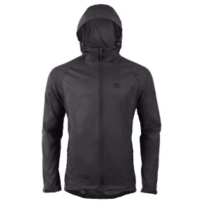 Wasserdichte Jacke Stow & Go schwarz - Highlander