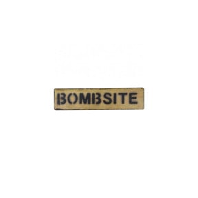 Decoratieve plaat Bombsite - Kombat Tactical