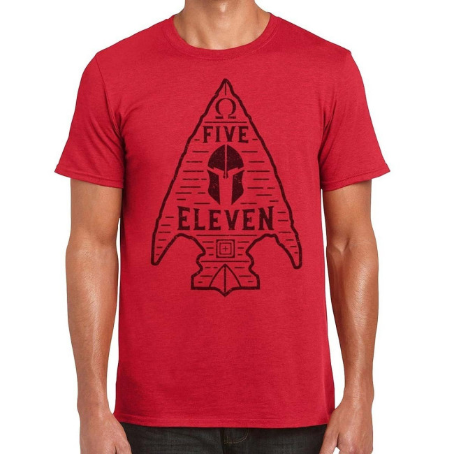 Koszulka SPARTAN ARROWHEAD Red Heather - 5.11 Tactical