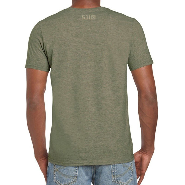 Koszulka HEX GRID Military Green Heather - 5.11 Tactical