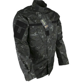 Einsatzhemd - ACU-Stil - Schwarz BTP