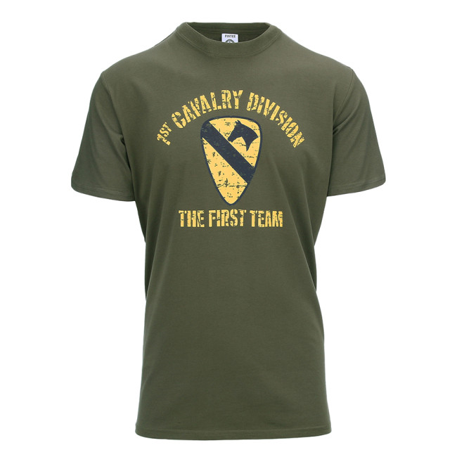 Tee-shirt 1st Cavalry Division Vert - Fostex Garments