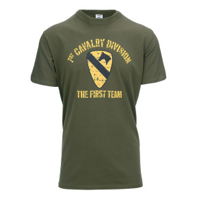 Tee-shirt 1st Cavalry Division Vert - Fostex Garments
