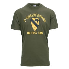 Tee-shirt 1st Cavalry Division Vert - Fostex Garments
