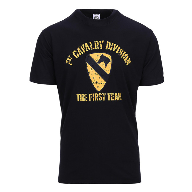 Koszulka 1st Cavalry Division Czarna - Fostex Garments