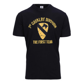 T-shirt 1st Cavalry Division Zwart - Fostex Garments