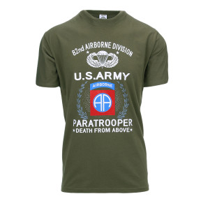 T-shirt US Army 82° Airborne parachutisten - Fostex Garments
